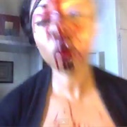 Girl Goes Psycho During Makeup Tutorial