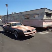 Firebird and Trailer-The Rockford Files