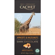 Cachet Apricots & Hazelnuts Dark Chocolate