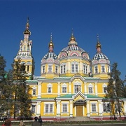 Almaty: Zenkov&#39;s Cathedral (Ascension Cathedral)