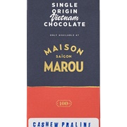 Marou Cashew Praline Single Origin Vietnam Chocolate