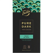 Fazer 70% Twist of Mint Pure Dark Bar