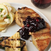 Saskatoon Pickle on Meat