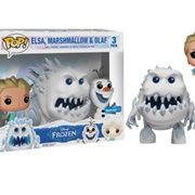 Elsa, Marshmallow & Olaf 3 Pack