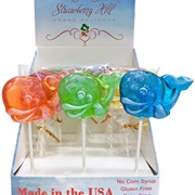 Strawberry Hill Whale Lollipops