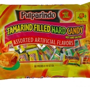 De La Rosa Pulparindo Tamarind Filled Hard Candy