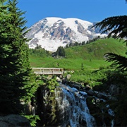 Myrtle Falls Mount Rainier NP