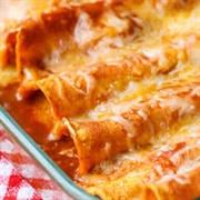 Red Cheese Enchiladas