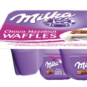 Milka Choco Hazelnut Waffles