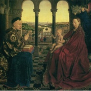 Virgin of Chancellor Rolin - Van Eyck