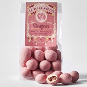 La Belle Miette Dragees Raspberry White Chocolate