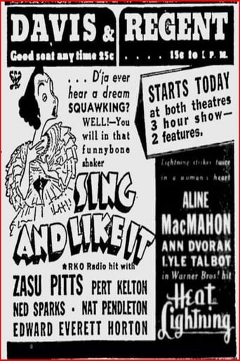 Sing and Like It (1934)