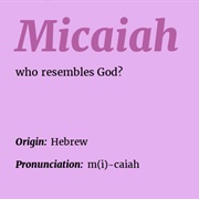 Micaiah