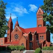 Minsk: Church of St. Simon and Helena (The Red Church)