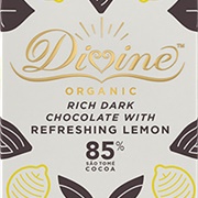 Divine Refreshing Lemon 85% Dark Chocolate