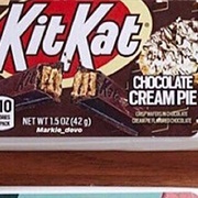 Kit Kat Chocolate Cream Pie