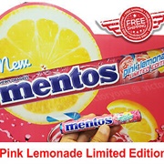 Mentos Pink Lemonade Limited Edition