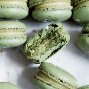 Pistachio Macarons
