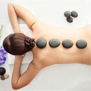 Have a Hot Stone Massage