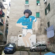 Diego Maradona Mural, Naples