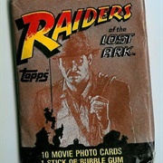 Topps Raiders of the Lost Ark Photo Cards &amp; Gum