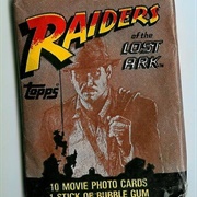 Topps Raiders of the Lost Ark Photo Cards & Gum