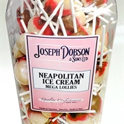Joseph Dobson Neapolitan Ice Cream Mega Lollies