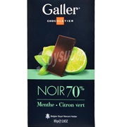 Galler Noir 70% Mente Citron Vert