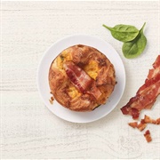 Spinach & Bacon Baked Egg Souffle