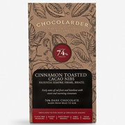 Chocolarder Cinnamon-Toasted Cacao Nib 74% Dark Bar