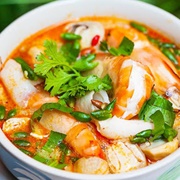 Tom Yam Kung Maphrao on Nam Khon