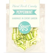 Spun Peppermint Hard Rock Candy
