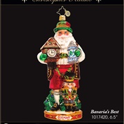 Bavarian Father Christmas Santa Ornament