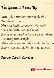The Guitarist Tunes Up (Frances Cornford)
