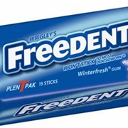 Wrigley's Freedent Winterfresh