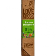 Love Chock Pineapple Inca Berry 81% Chocolate Bar
