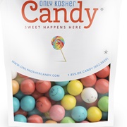 Only Kosher Smiley Faced Gumballs