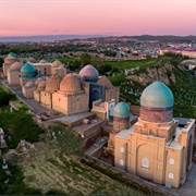 Shakhi Zinda Necropolis. Samarkand, Uzbekistan