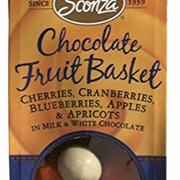 Sconza Chocolate Fruit Basket