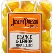 Joseph Dobson Orange & Lemon Mega Lollies