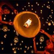 Celebrate the Loy Krathong Festival of Light, Thailand