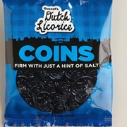 Dutch Licorice Coins