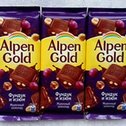Alpen Gold Hazelnut & Raisins