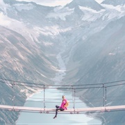 Walk Above Lake Schlegeis