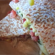 Qdoba Pulled Pork Quesadilla
