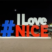 I Love Nice Sign