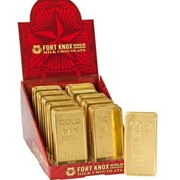 Fort Knox Gold Bar Milk Chocolate