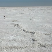High Noon, No Footprints, Salt Flats, NV