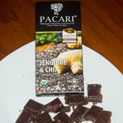 Pacari Ginger &amp; Chia Dark Chocolate Bar