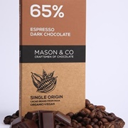 Mason & Co 65% Espresso Dark Chocolate